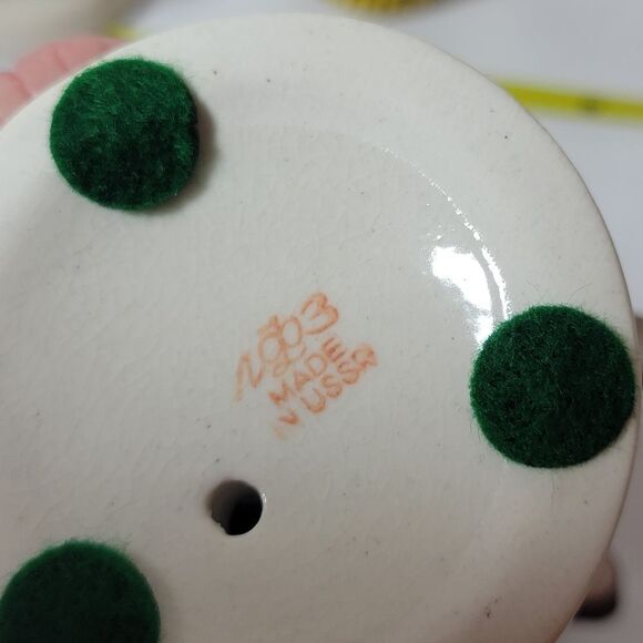 Vintage Lomonosov USSR Set Of 3 Porcelain Brown Bear Figurines - Picture 13 of 15